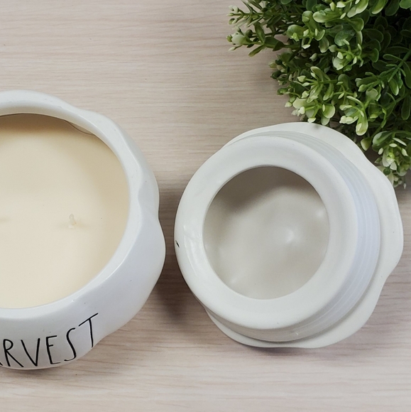 Rae Dunn White Pumpkin Scented Candle - Picture 3 of 9